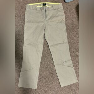 J. crew stretch city fit cropped trousers